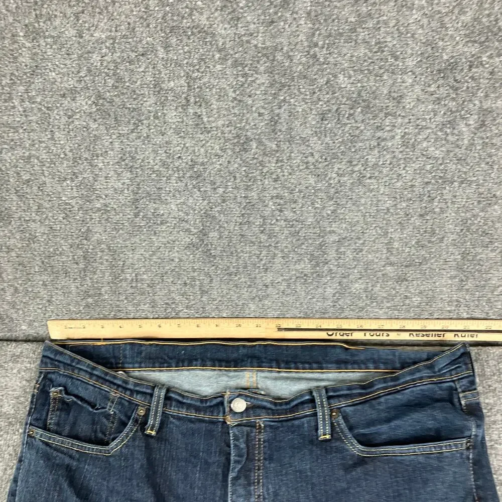 Levi's 541 Dark Wash Jeans Mens Size 44x30 Straight Fit Denim Casual‎ Classic